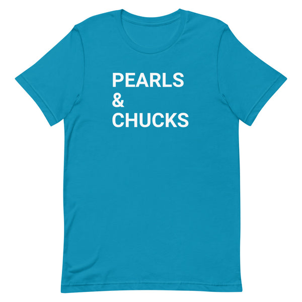 Pearls & Chucks SS Unisex T-Shirt – Resist Shirts US